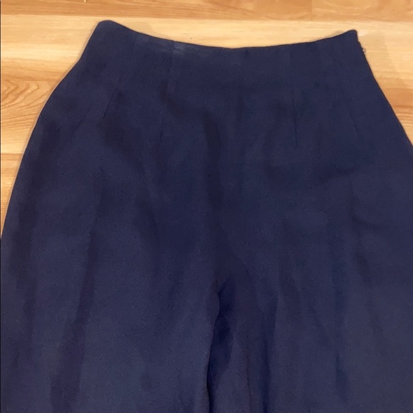 Black High Waisted Slacks - Picture 2 of 7